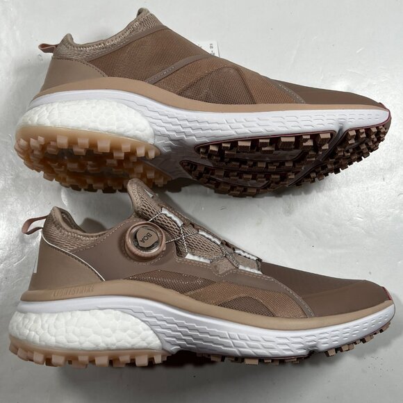 Adidas Solarmotion BOA Golf Spikeless Shoes Womens 10 New White Wonder Quartz - Picture 9 of 15